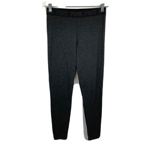 PINK Victoria's Secret Pants Womens Sz M Gray‎ Black Athletic Leggings Stretch